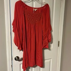 Living Doll Dark Peach Dress 0x